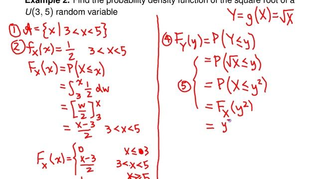 Cumulative distribution technique -- Example 2 смотреть онлайн