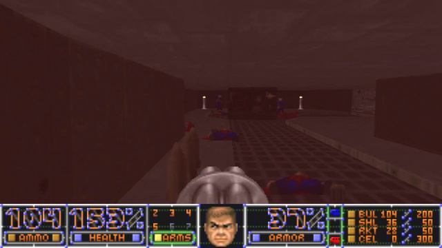 Map12: Romero's Secret Pizza Party - 512 linedefs of /vr/ [Все секреты] смотреть онлайн