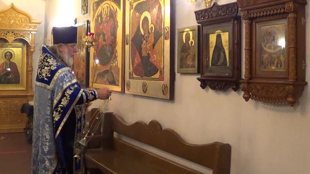 13.10.2020. Фрагмент всенощного бдения праздника Покрова Пресвятой Богородицы смотреть онлайн