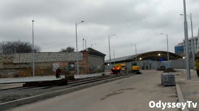 Новощепной ряд Одессы. 12 января 2021 года. Что уже сделано. смотреть онлайн