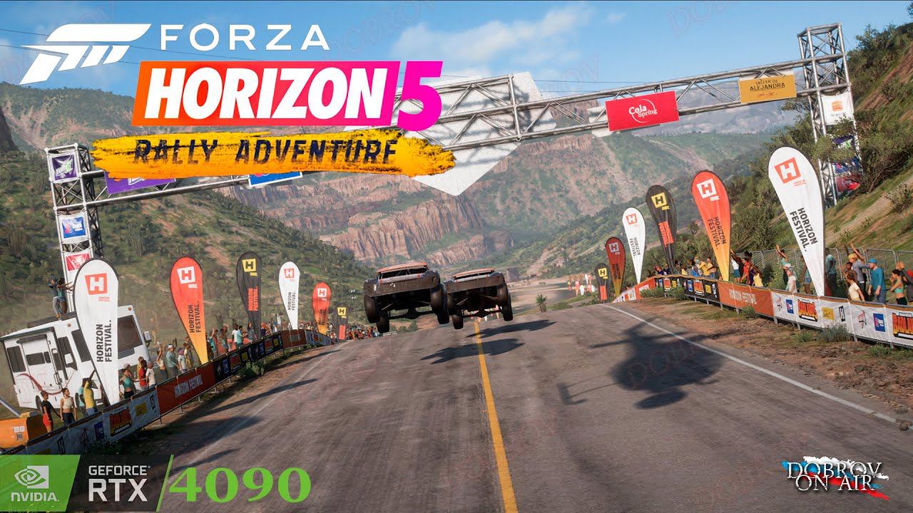 Еженедельные испытания Forza Horizon 5 / Hot Wheels RTX4090