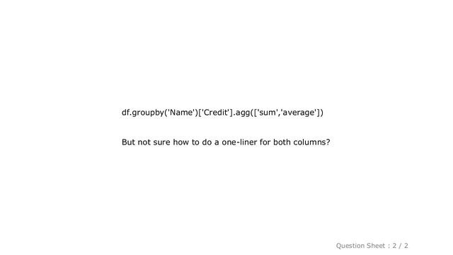Pandas : Python pandas: mean and sum groupby on different columns at the same time смотреть онлайн