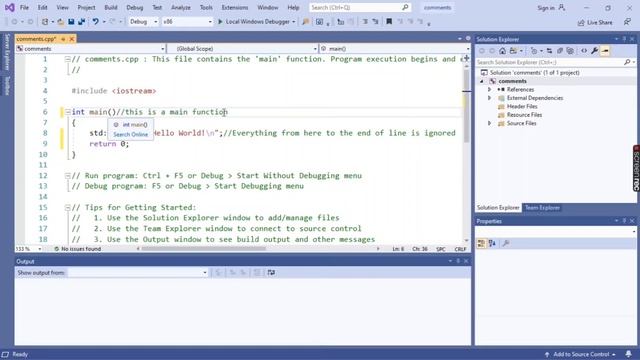 #singlelinecomment #multilinecomment Comments : Single Line| Multi Line| C++ Programming смотреть онлайн