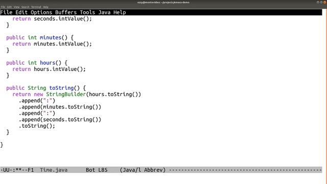Emacs - Basics - 5 - Moving in the buffer смотреть онлайн