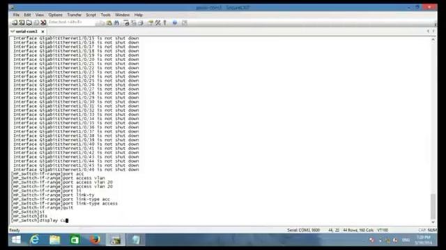 Video Config Switch HP A5120 смотреть онлайн