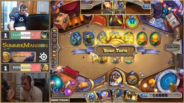 Hearthstone Summer Mansion - Elmachico vs Maverick смотреть онлайн