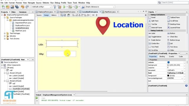 11# Java: Design the Location Form. смотреть онлайн