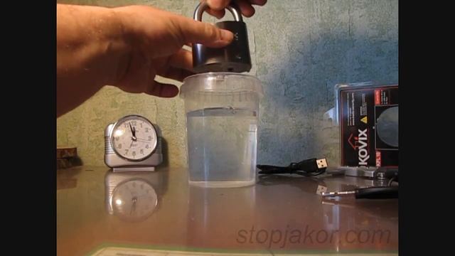 Навесной замок с сигнализацией KPL-10 смотреть онлайн