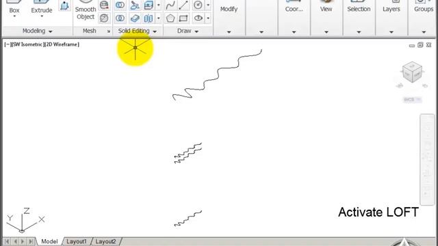 How to: create 3D curtain in AutoCAD смотреть онлайн