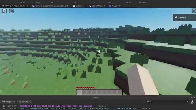 I Made Minecraft's Terrain Generation in Roblox смотреть онлайн