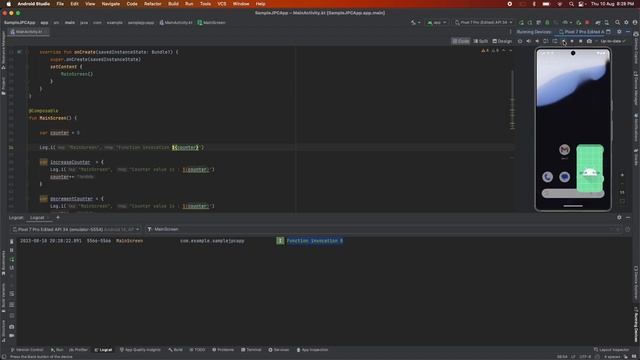 Jetpack Compose - 7, Successfully updating Composable state | remember & mutableStateOf смотреть онлайн