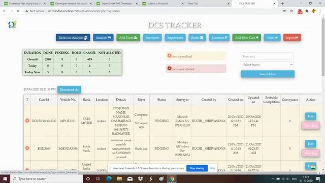 back office tracker in php and mysql смотреть онлайн