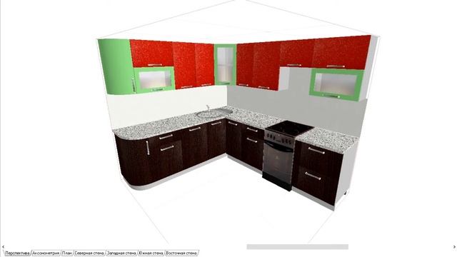 Проектирование кухни в про100. МеЛего - кухни на заказ. смотреть онлайн