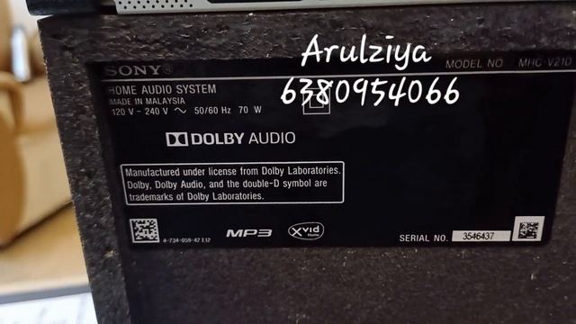 sony portable dj...MHC V21D смотреть онлайн