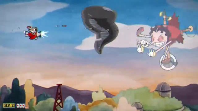 Cuphead boss battle #4 | Hilda Berg смотреть онлайн