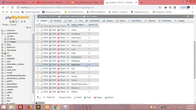 Source Code Auto Selected Benua & Negara With Ajax & PHP смотреть онлайн