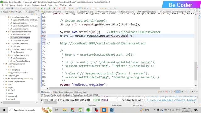 #26 User Account Verification By Email | Spring Security 6.0 isEnable features смотреть онлайн
