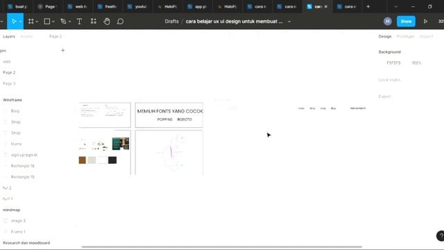 cara belajar ux/ui design untuk membuat website di figma part 8 смотреть онлайн