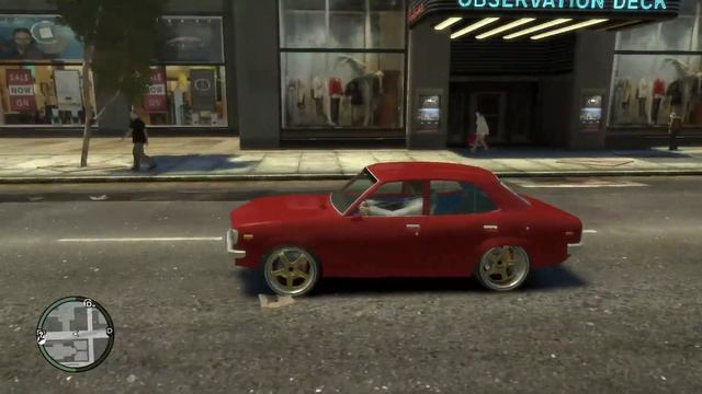 Mazda RX3 Sedan in GTAIV - preview смотреть онлайн