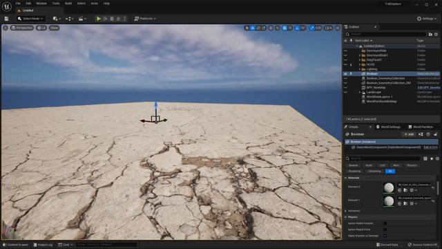 UE 5 - Создание разрушенных ассетов и выдавливание геометрии | Приемы от Quixel
