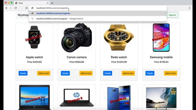 ecommerce online shop create customer registration template form with python flask framework part 3 смотреть онлайн