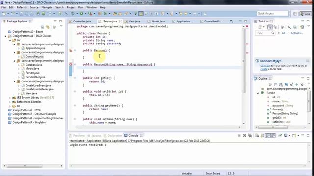12 DAO Classes: I Java design patterns tutorial 2016 смотреть онлайн