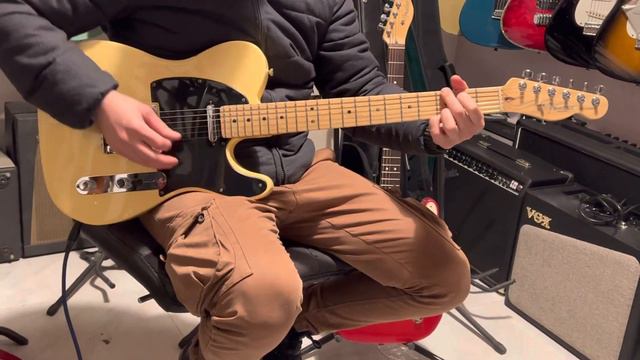 2005 Fender Telecaster Made in USA Blonde with hard case смотреть онлайн