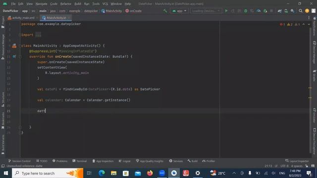 How to implement DatePicker in Android | Kotlin | Android Studio Tutorial - Quick + Easy смотреть онлайн