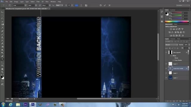 How to change text in a photoshop template [PSD file] смотреть онлайн