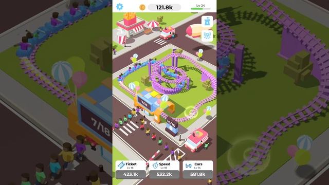 Idle Roller Coaster | United Kingdoms Opened! | iOS / Android Mobile Gameplay смотреть онлайн