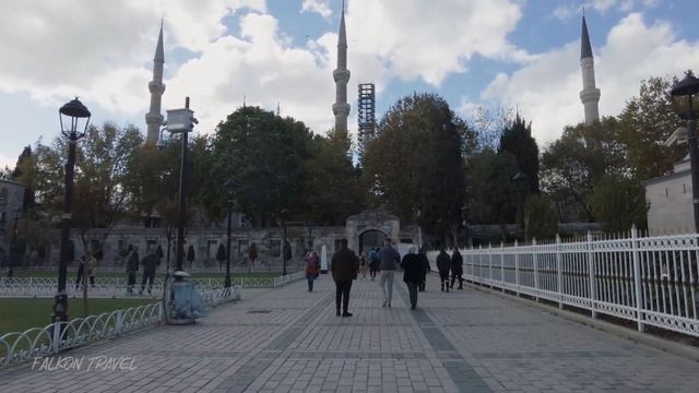 Istanbul Sultanahmet Walking Tour Turkey 4К смотреть онлайн