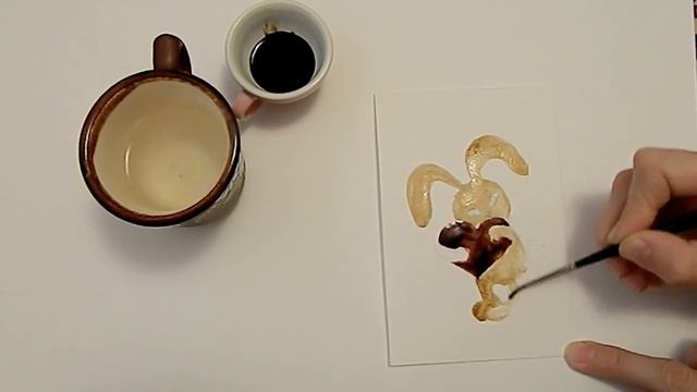 Как нарисовать кофейную открытку-валентинку / How to draw a coffee card смотреть онлайн