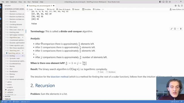 3 - Searching and recursion смотреть онлайн