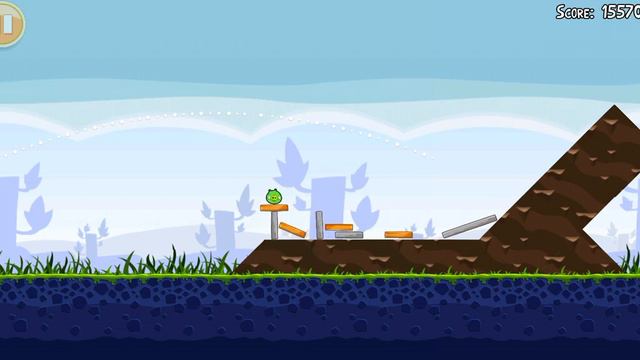 Angry Birds Classic v1.5.3 Poached Eggs Three Stars Level 1-2 смотреть онлайн