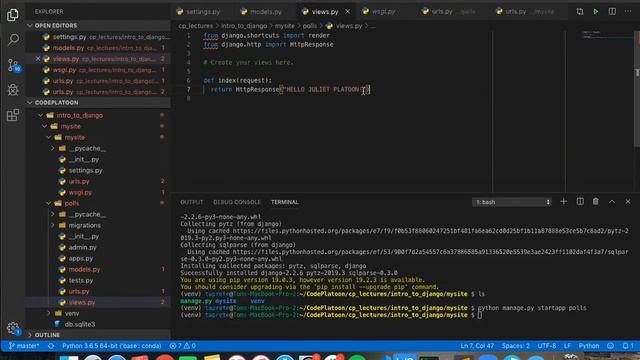 W7D1: Intro to Django - Part 1 (1 of 3) смотреть онлайн