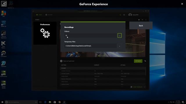 Geforce experience change default video location смотреть онлайн