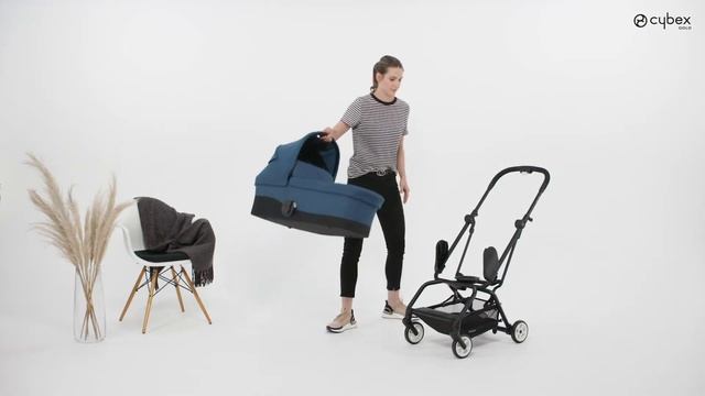 How to Attach a Cot S | Eezy S Twist 2 | Eezy S Twist+2 | CYBEX Tutorial смотреть онлайн