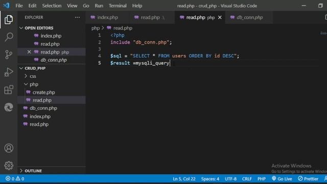FULL Php crud operations with MySQL & bootstrap смотреть онлайн