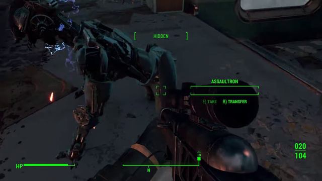 Fallout 4 twerking Assaultron смотреть онлайн