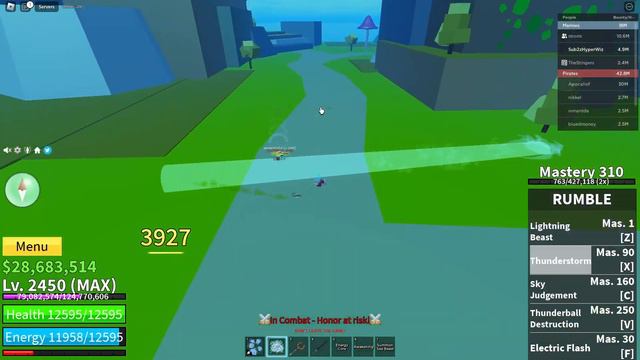 Shisui + SuperHuman Skilled Combo [Blox Fruits]