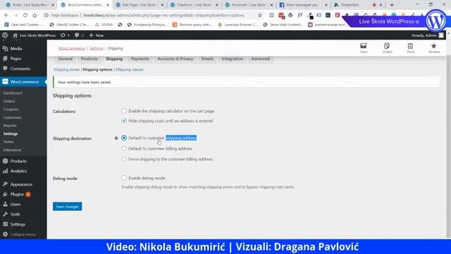 WordPress kurs 12 - Woocommerce podešavanja смотреть онлайн