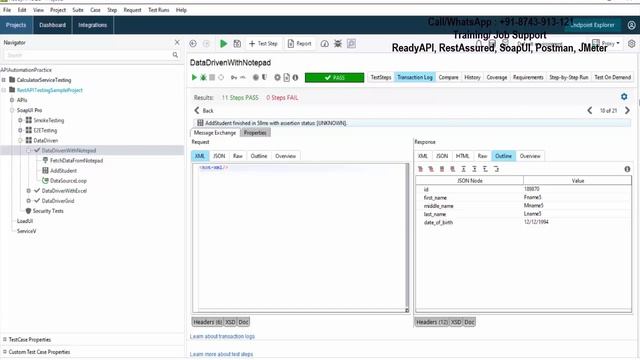 API Testing using ReadyAPI : Data Driven Testing - Part2 смотреть онлайн