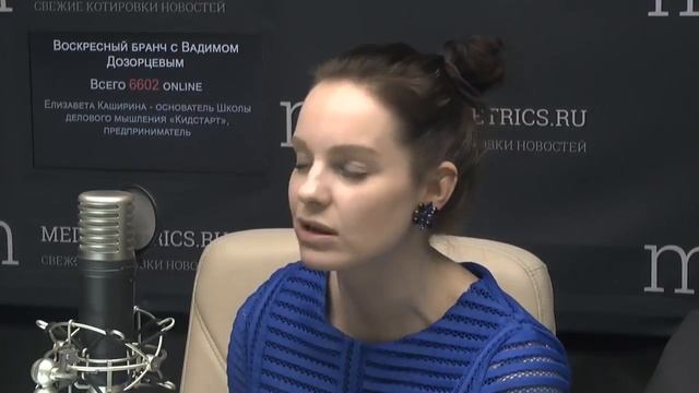 Елизавета Каширина в программе "Воскресный бранч" смотреть онлайн