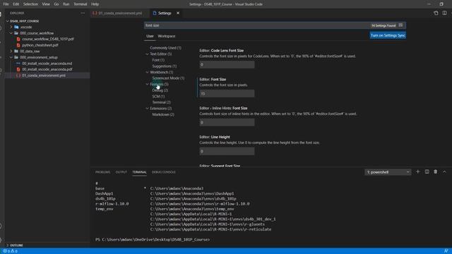 VSCode Python Data Science Setup, Part 4: User & Workspace Settings смотреть онлайн