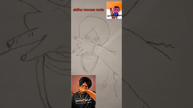 draw the sketch of sidhu moose wala step by step смотреть онлайн