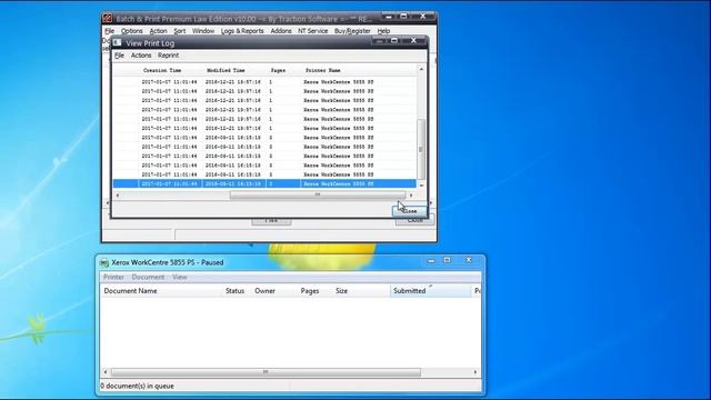 How to reprint a file from the print log files with Batch & Print Premium Law Edition смотреть онлайн
