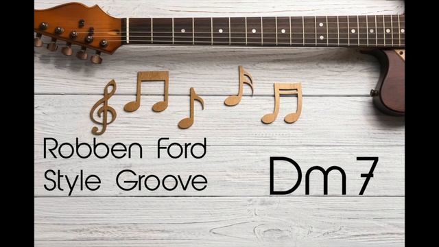 Robben Ford Style Backing Track Dm (120bpm)