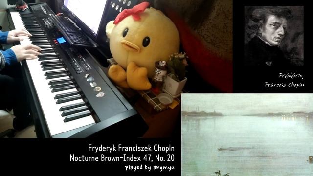 F.Chopin「Nocturne No. 20, Brown-Index 49」piano play by 앙뮤(angmyu) смотреть онлайн