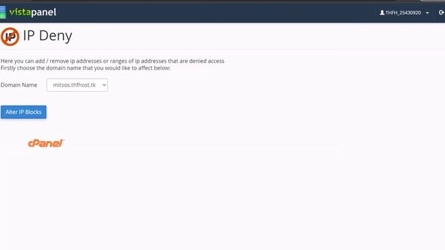 How to ban an ip address from your website in Vista Panel (Tutorial) смотреть онлайн