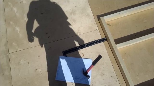 День 9. сборка внутренних стен. Строительство каркасного дома. смотреть онлайн